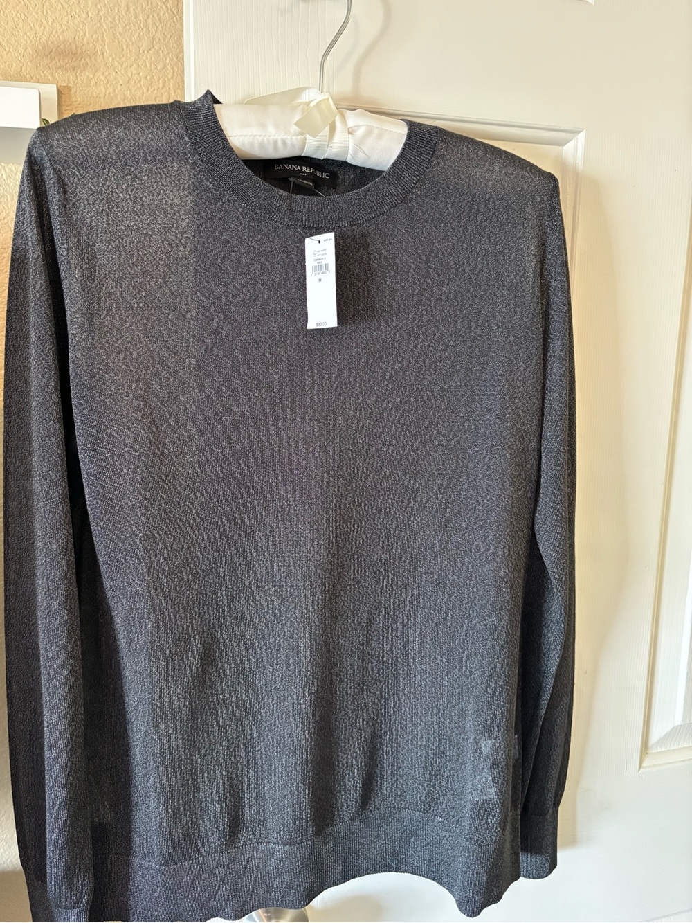 Banana Republic Factory Women's Crewneck Sweater - Charcoal Gray
